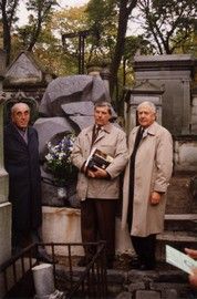 De gauche à droite : Paul Charbon, Claude Pérardel