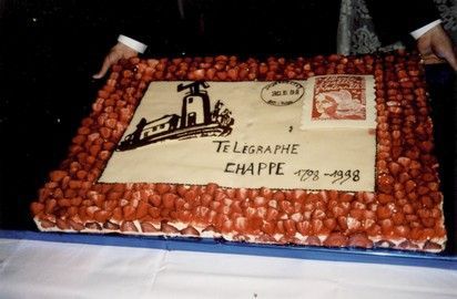 Le gâteau du repas de gala.