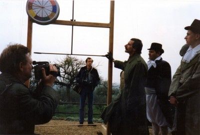 Poste de Brûlon. Yves Lecouturier à la manœuvre. © Coll. particulière.