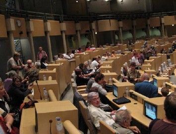 Salle de l’Hôtel de région.
