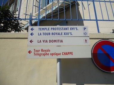 Visite de la tour Chappe de Gallargues-le-Montueux (Gars).