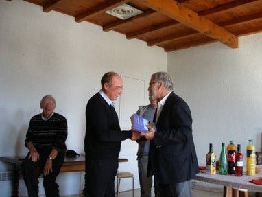 Accueil chaleureux de la municipalité de Gallargues.