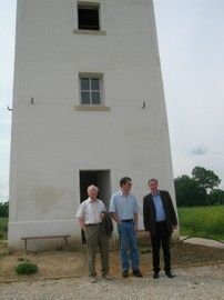 De gauche à droite : Michel Ollivier, Bruno Bentz et Harry Franz. Photo S. Viel.