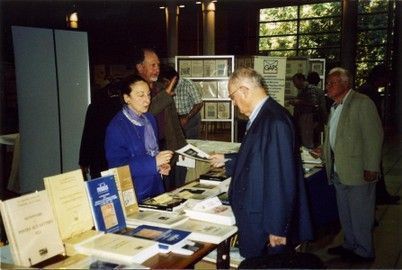 Le stand FNARH à Cusset. Coll. particulière.