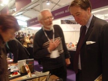 À gauche : Jean-Michel Boubault de l’ARH P&T Centre, à droite, Jean-Noël Jeanneney. Photo ARH.